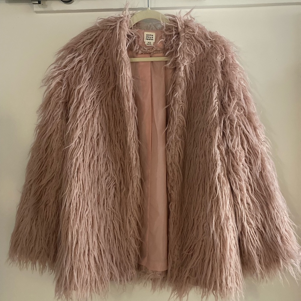 Some days Lovin faux fur coat - fun and funky !